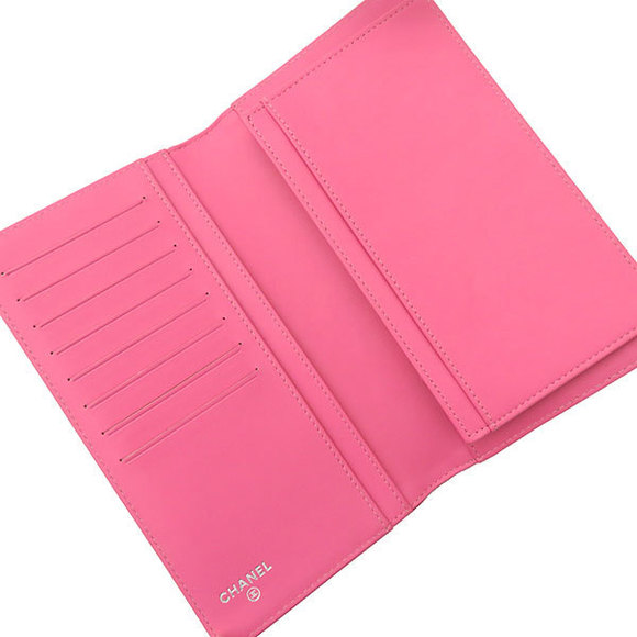Chanel long wallet coco button flap wallet pink coco mark - Picture 7 of 10